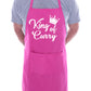 King Of Curry Men's Funny Slogan BBQ Apron