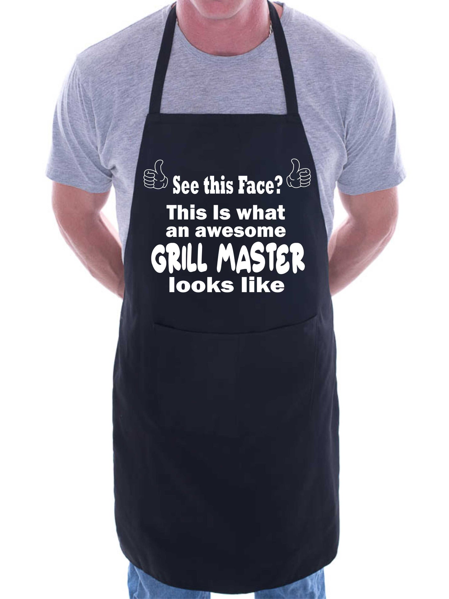 Awesome Grill Master Funny BBQ Apron Baking