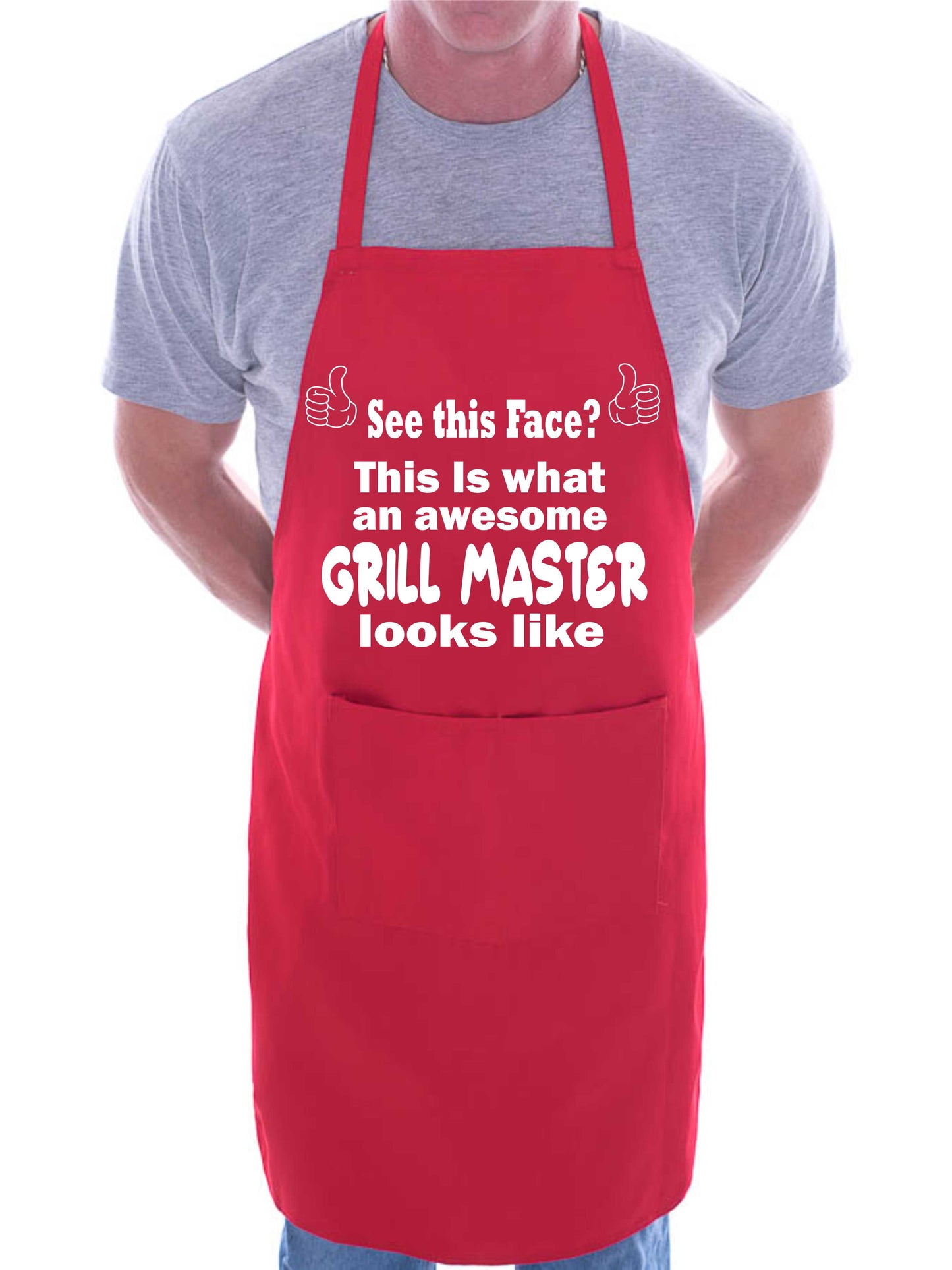 Awesome Grill Master Funny BBQ Apron Baking