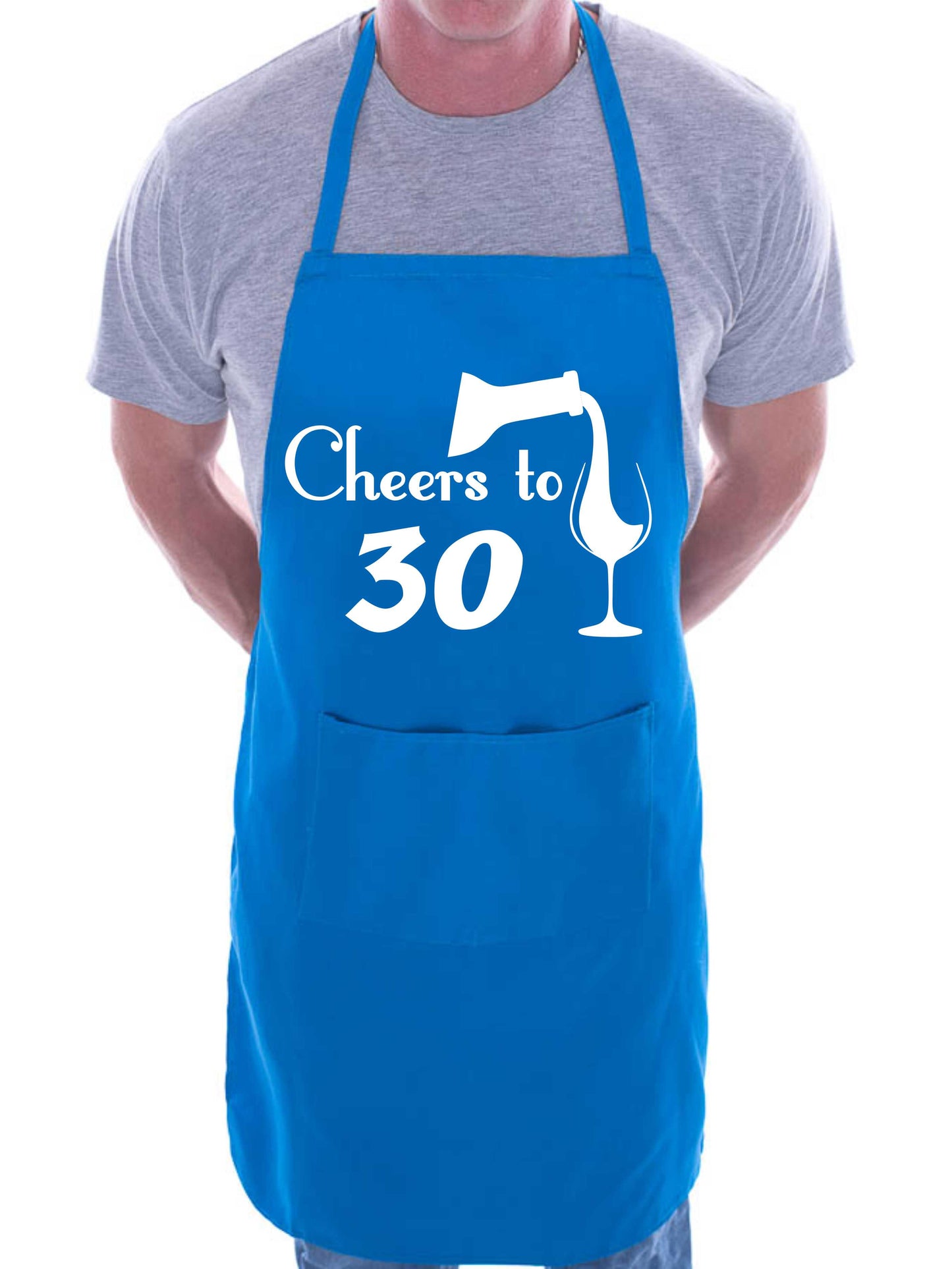 30th Birthday Apron Cheers to 30 Apron Baking BBQ Gift