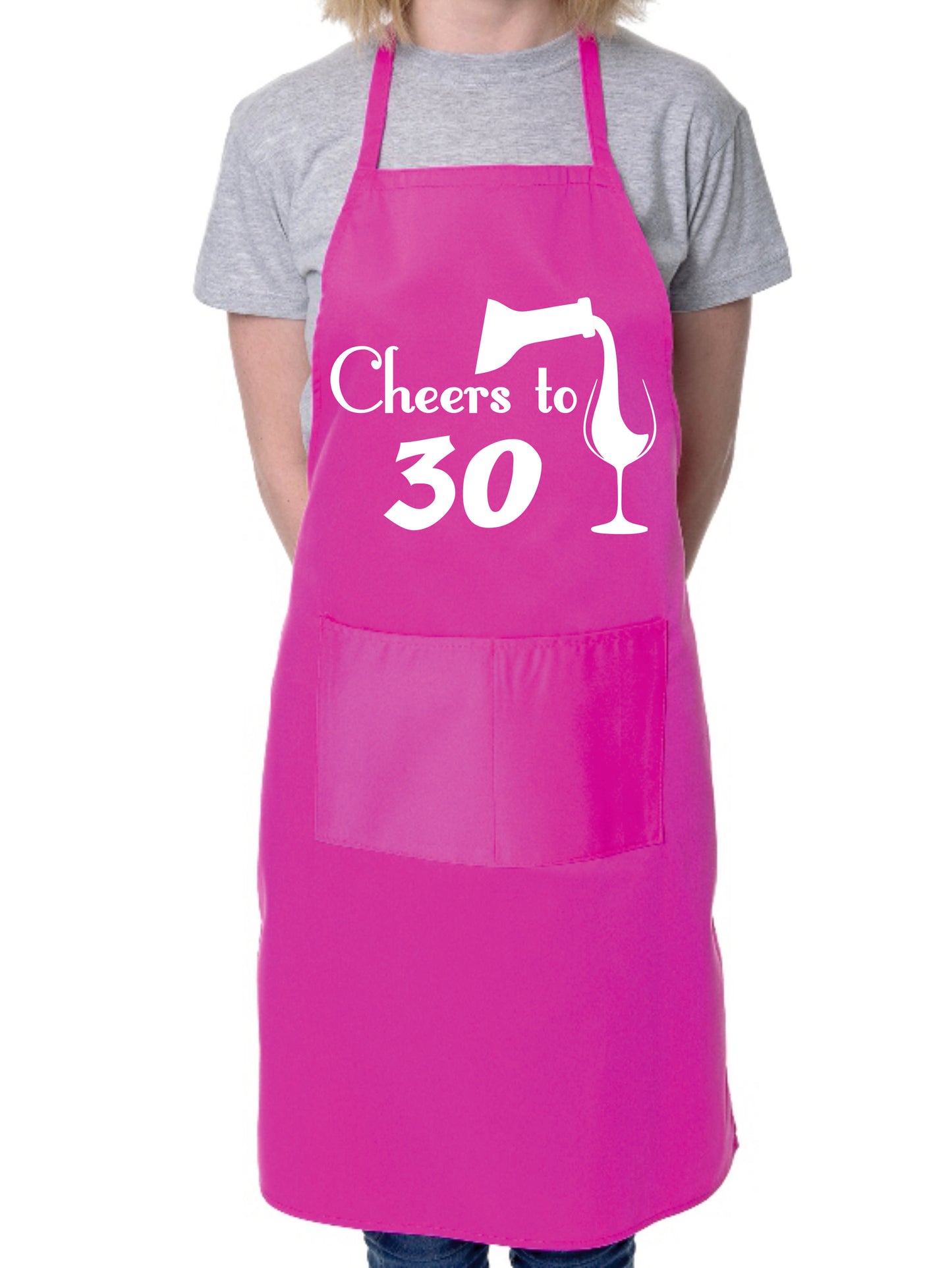 30th Birthday Apron Cheers to 30 Apron Baking BBQ Gift