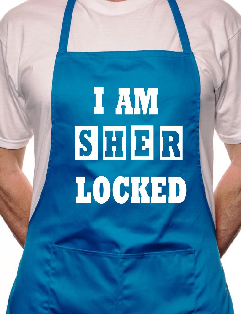 Sherlocked Benedict Cumberbatch BBQ Funny Apron