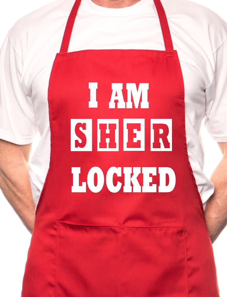 Sherlocked Benedict Cumberbatch BBQ Funny Apron