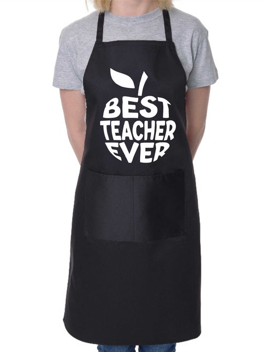 Best Teacher Ever Apron Baking Crafting Cooking