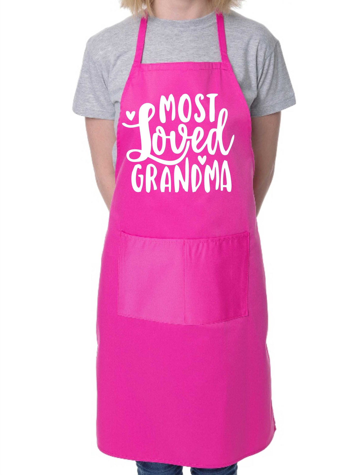 Most Loved Grandma Nan Funny Apron Baking Cooking Apron