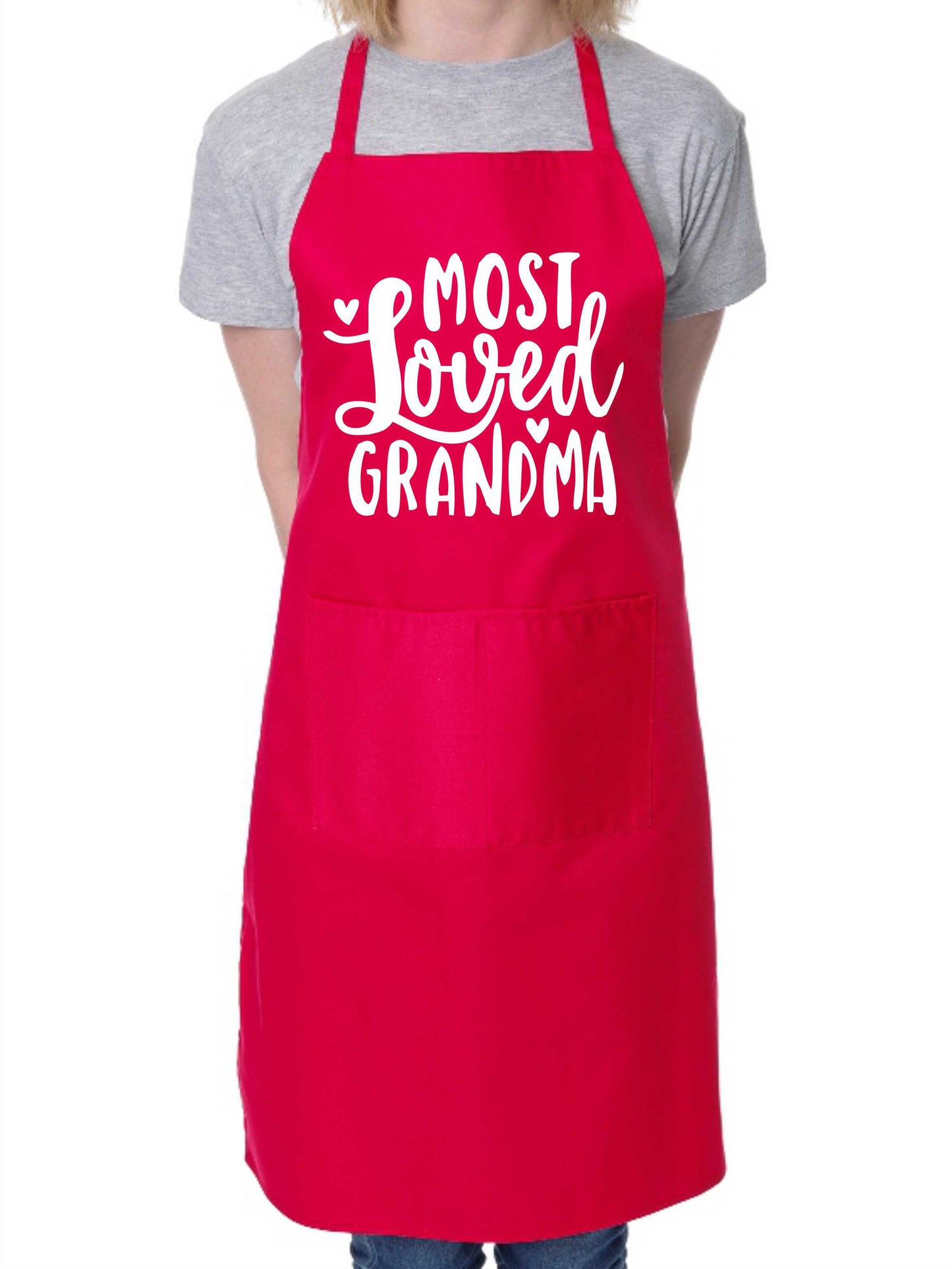 Most Loved Grandma Nan Funny Apron Baking Cooking Apron