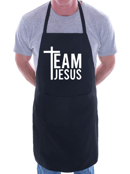 Team Jesus Church Christian Funny Apron Baking Cooking Apron