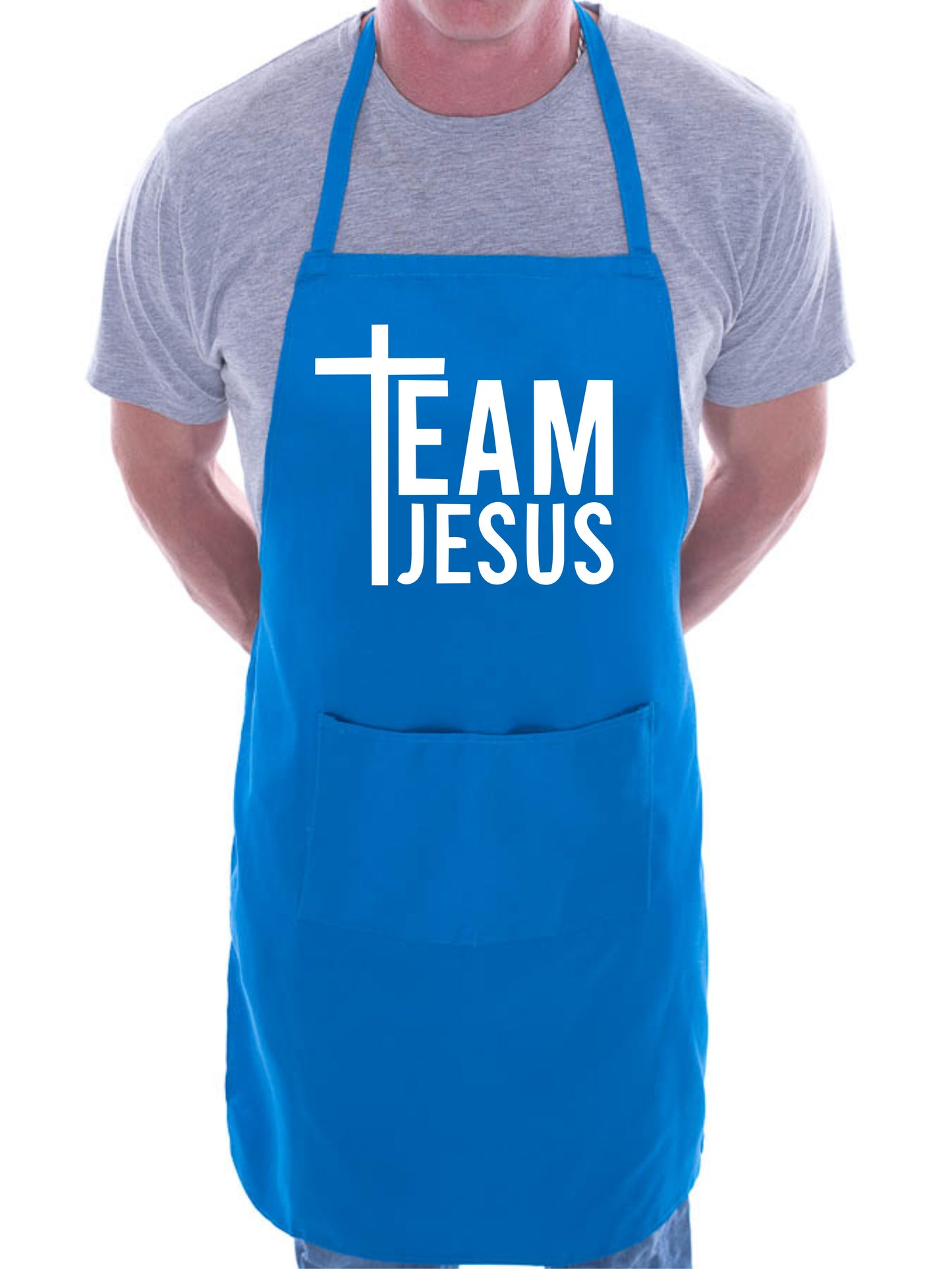 Team Jesus Church Christian Funny Apron Baking Cooking Apron