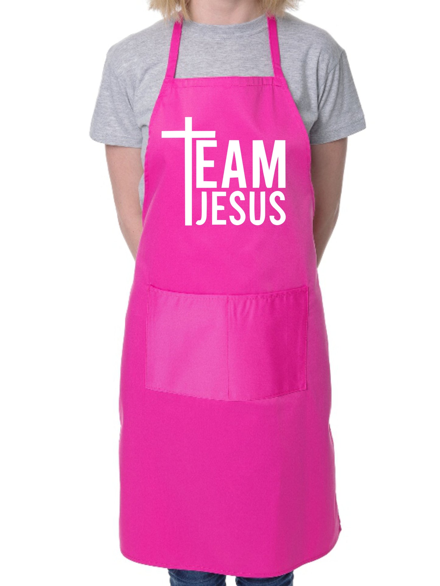 Team Jesus Church Christian Funny Apron Baking Cooking Apron