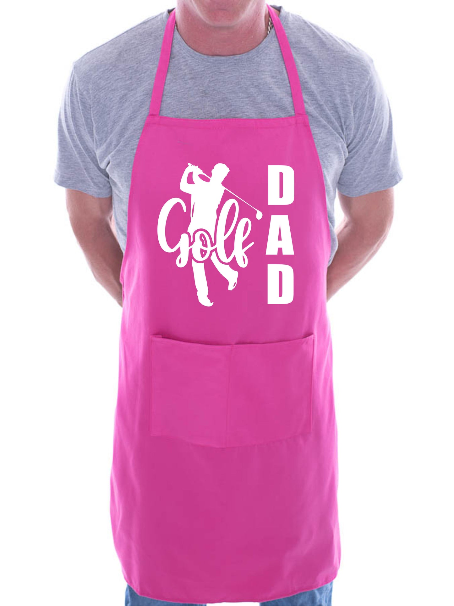 Golf Dad Golfer Apron Funny Birthday Gift Father's Day Cooking Baking BBQ