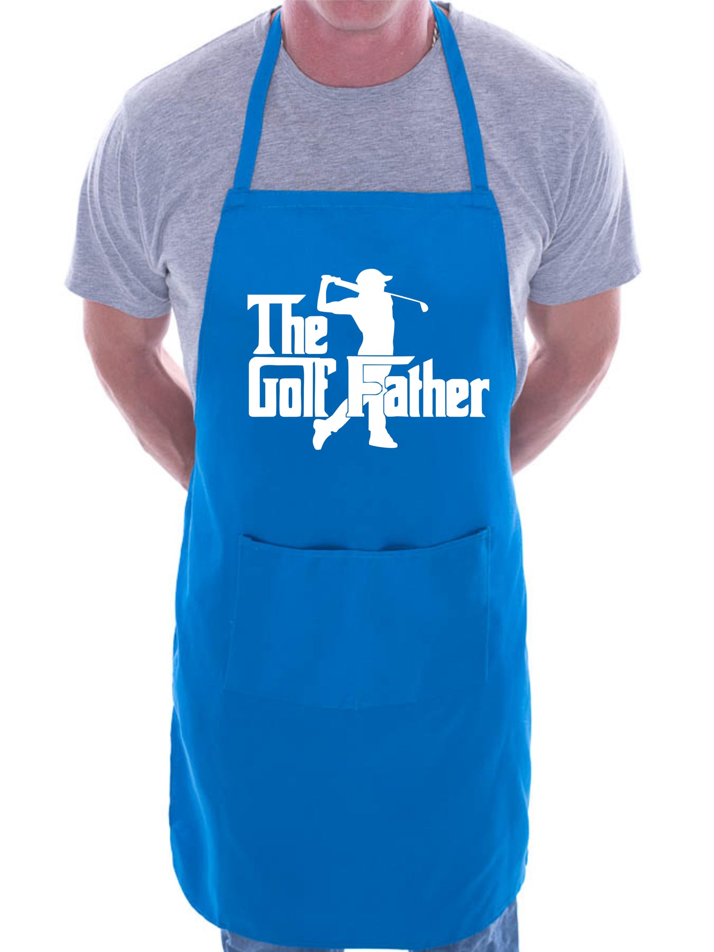 The Golf Father Apron Funny Birthday Gift Father's Day Cooking Baking BBQ