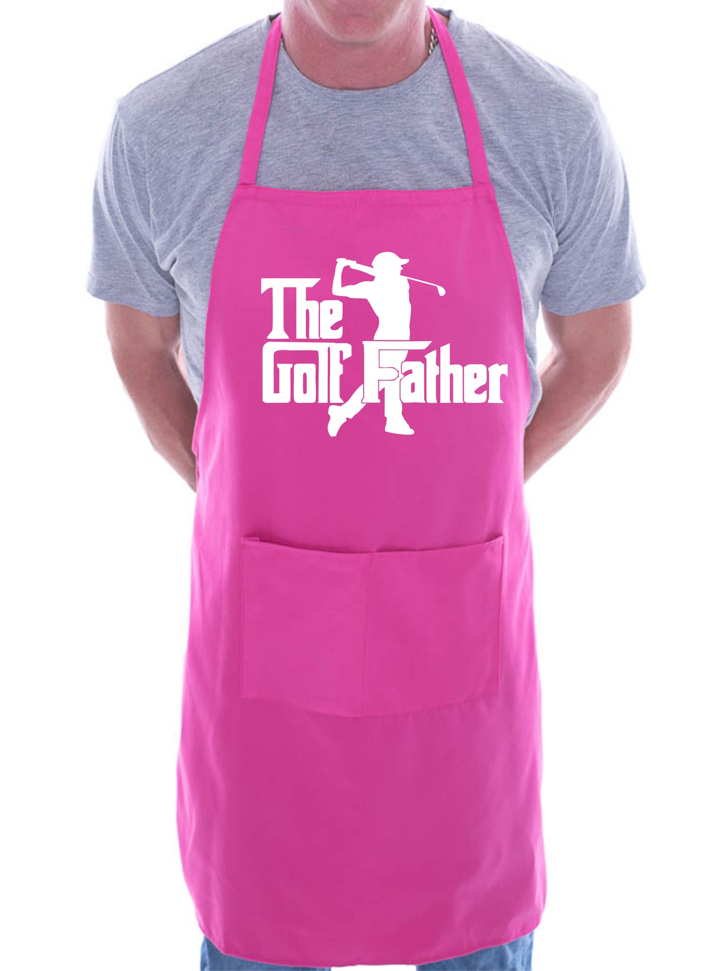 The Golf Father Apron Funny Birthday Gift Father's Day Cooking Baking BBQ