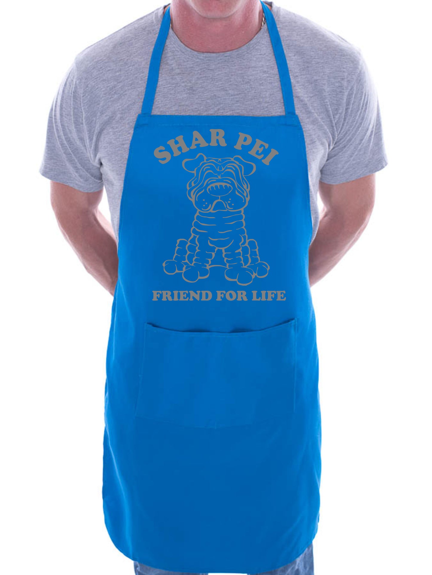 Shar Pei Dog Lovers Gift BBQ Cooking Apron