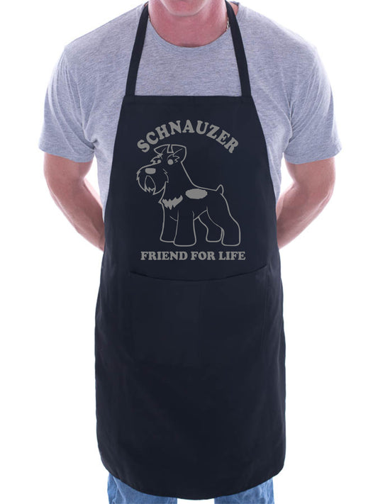 Adult Schnauzer Dog Lovers Gift BBQ Cooking Funny Novelty Apron