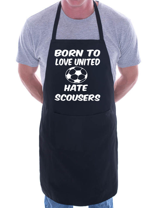 Adult Love Man Utd Hate Scousers BBQ Cooking Funny Novelty Apron