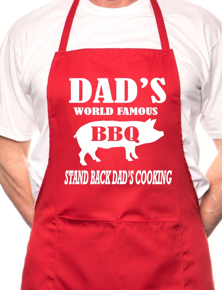 Dad's Famous Barbeque BBQ Cooking Apron