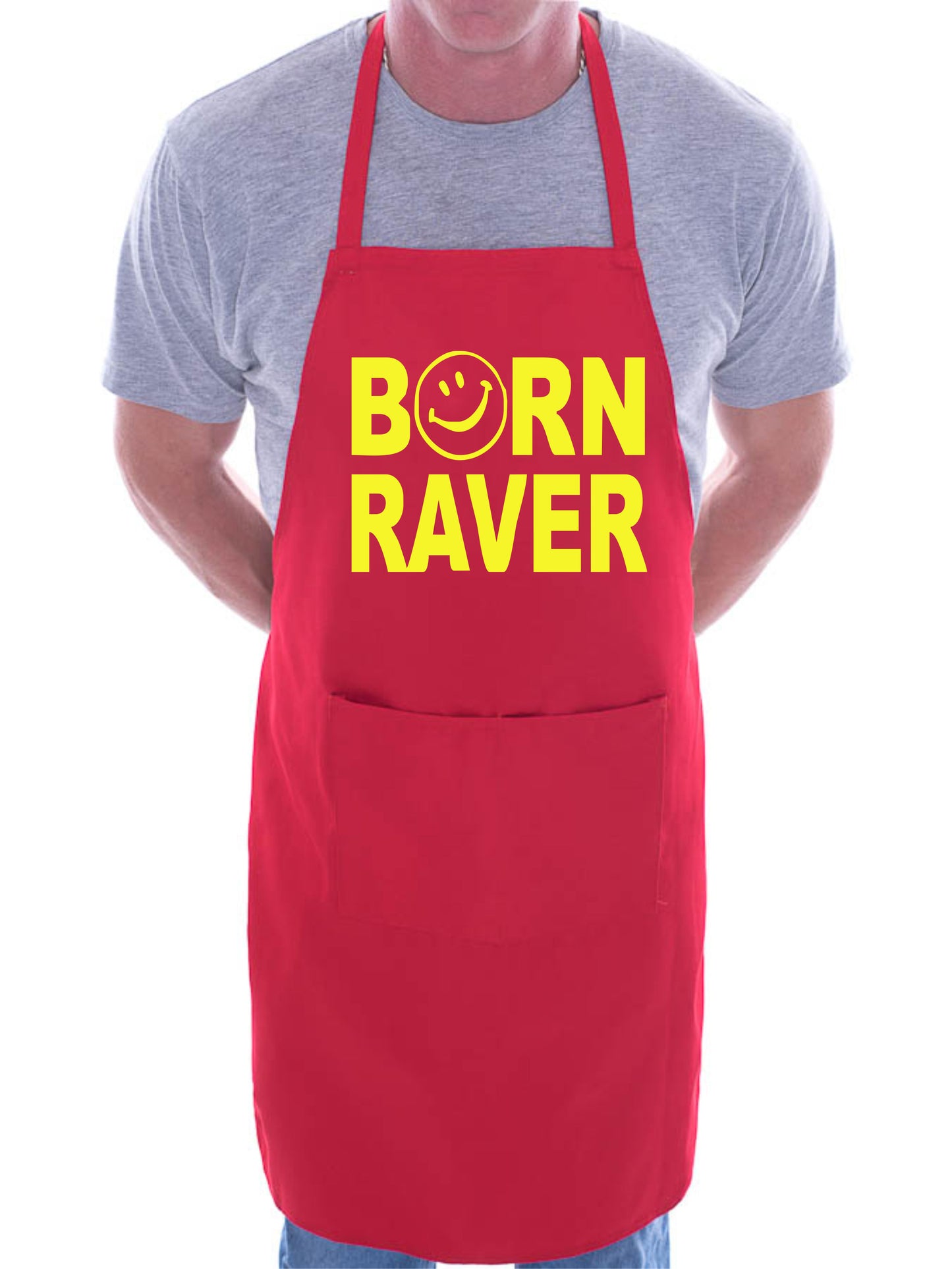 Born Raver Dance Clubbing BBQ Cooking Apron