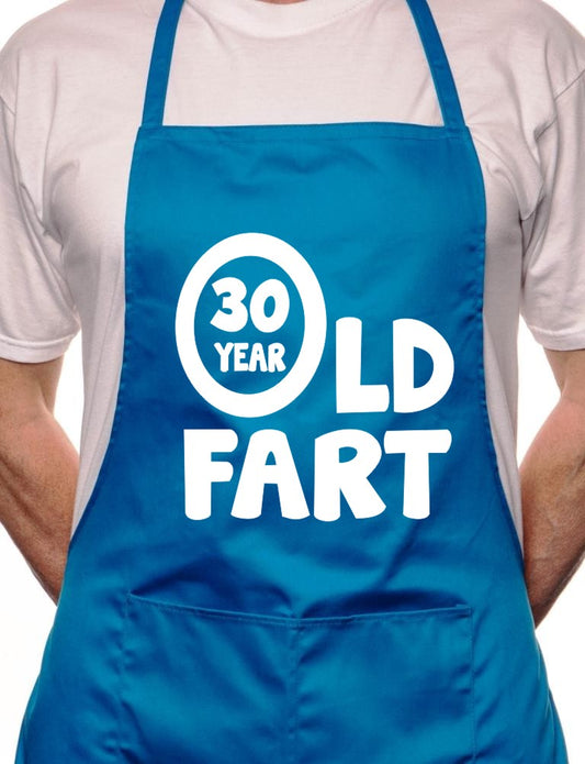 Adult 30 Year Old Fart Birthday BBQ Cooking Funny Novelty Apron