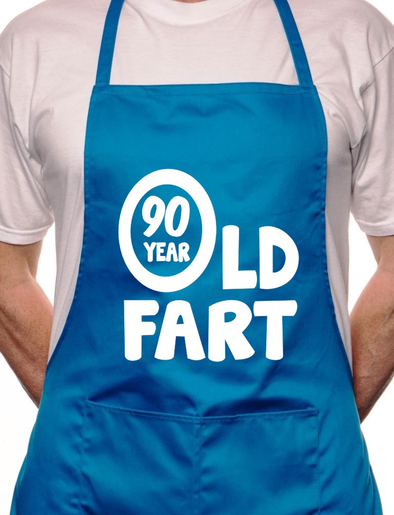 90 Year Old Fart Birthday BBQ Cooking Apron