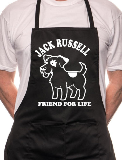 Jack Russell Dog Lover BBQ Cooking Apron