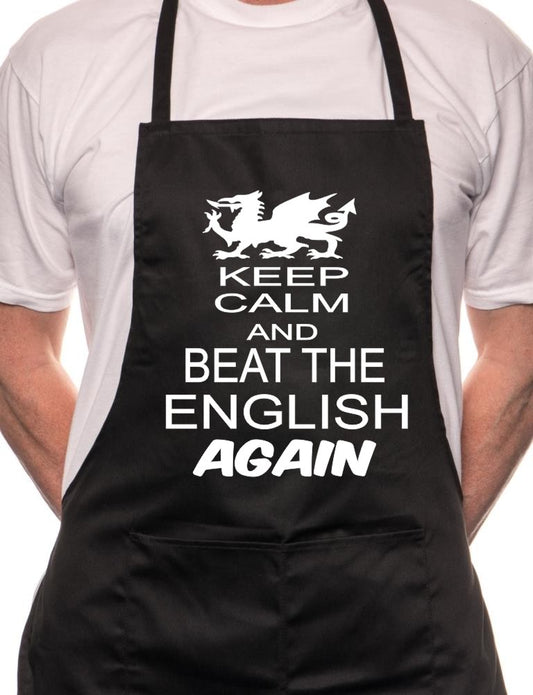 Welsh Rugby Beat The English BBQ Cooking Apron