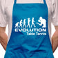 Adult Evolution Of Tennis BBQ Cooking Funny Novelty Apron