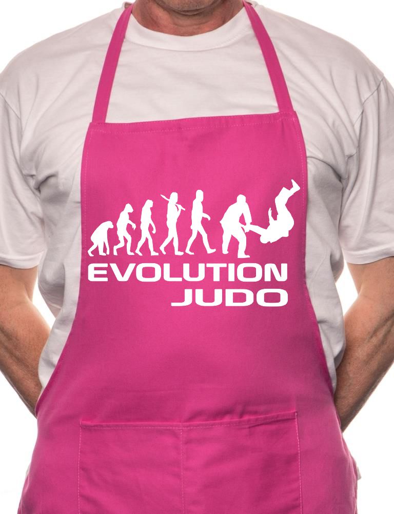 Evolution Of Judo Martial Arts BBQ Cooking Apron