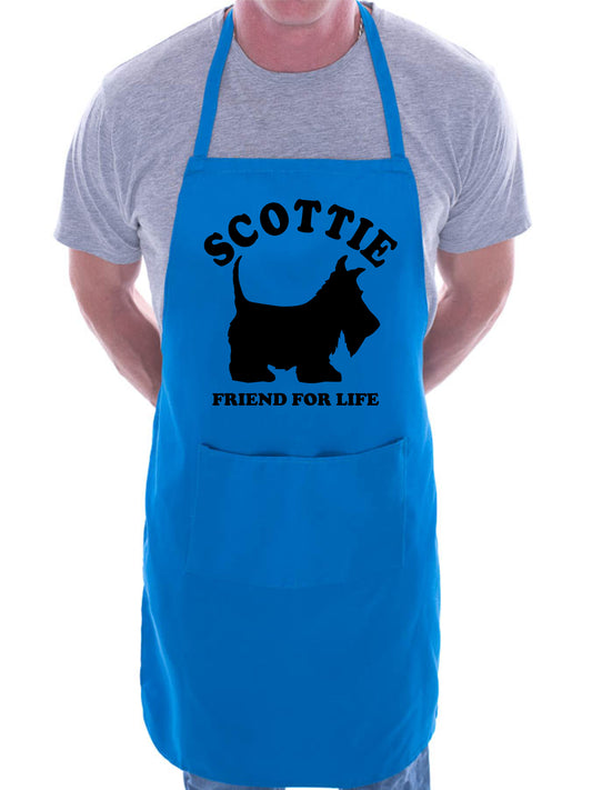 Adult Scottie Dog Lover BBQ Cooking Funny Novelty Apron