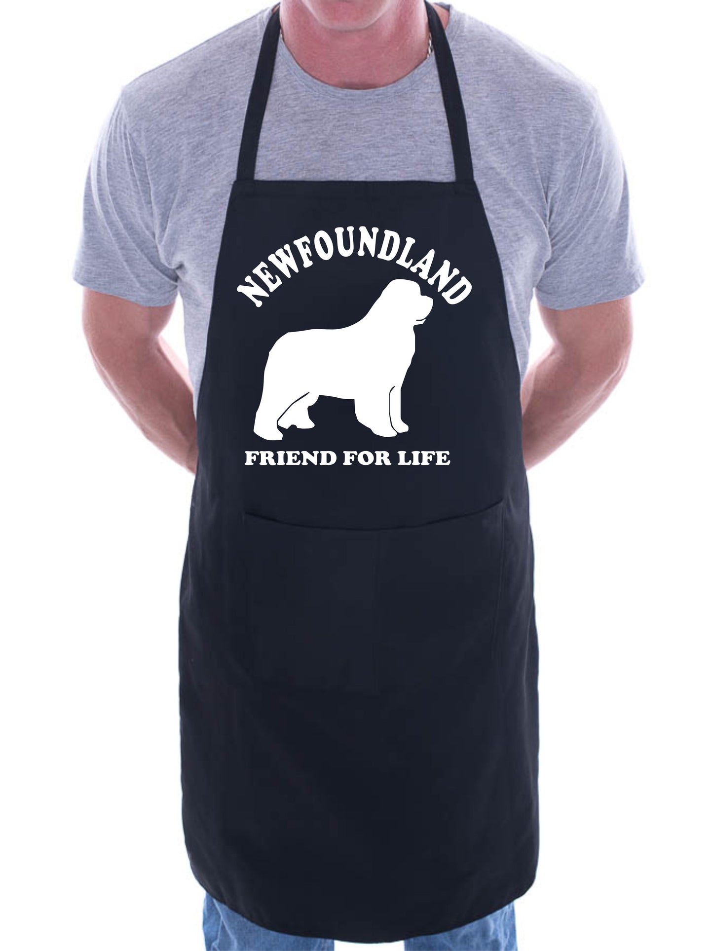 Newfoundland Dog Lover BBQ Cooking Apron