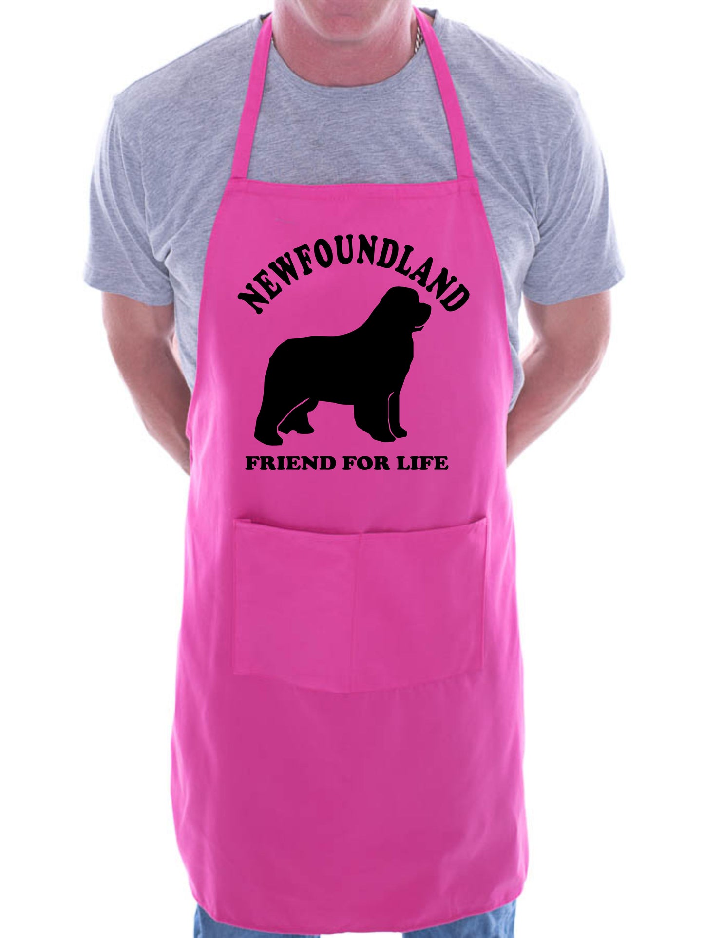 Newfoundland Dog Lover BBQ Cooking Apron