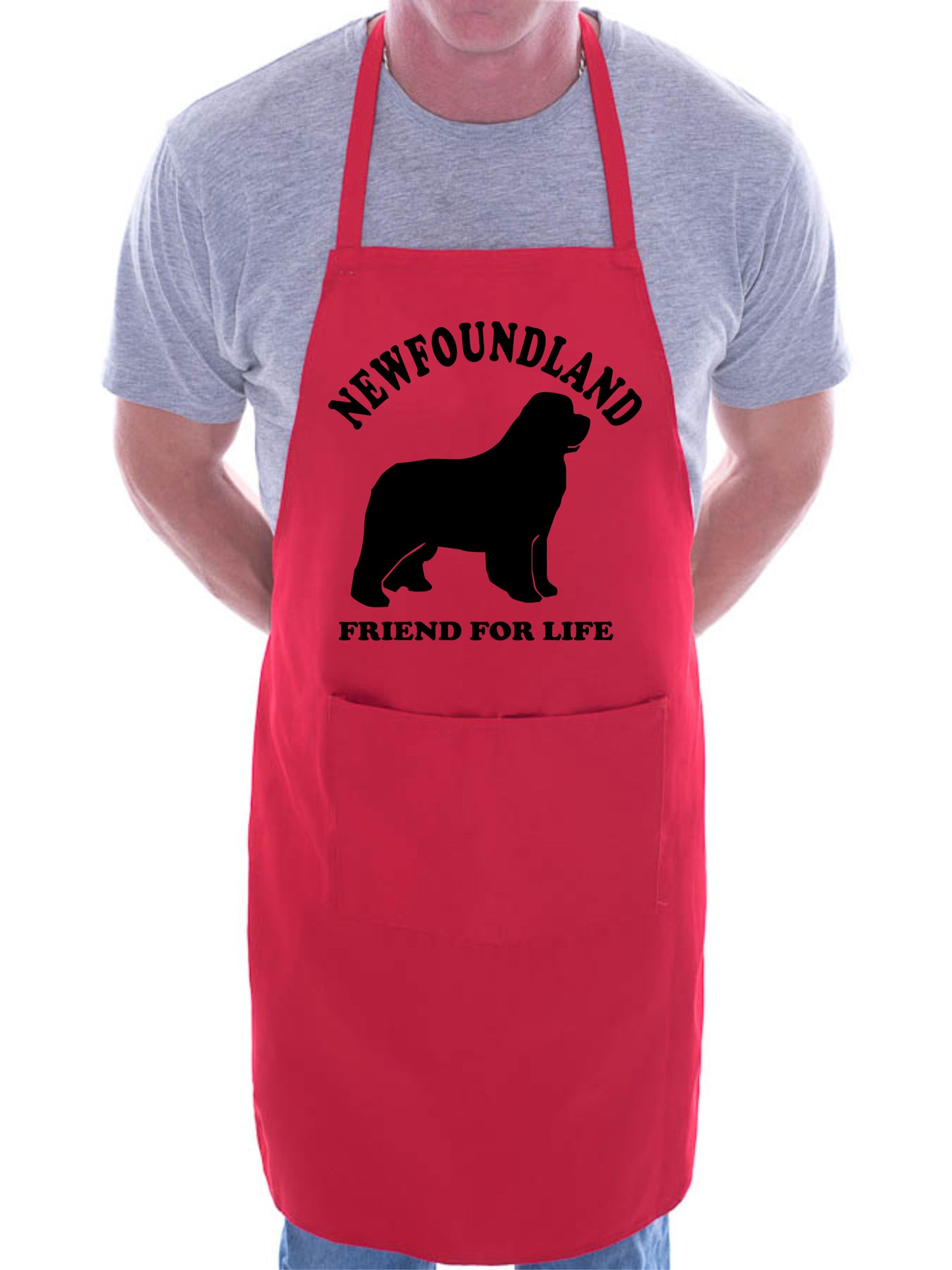 Newfoundland Dog Lover BBQ Cooking Apron