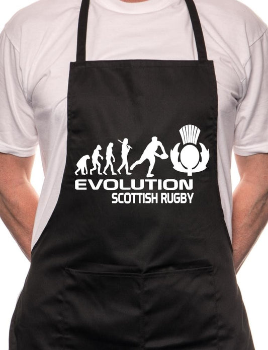 Evolution Of Scottish Rugby BBQ Cooking Apron