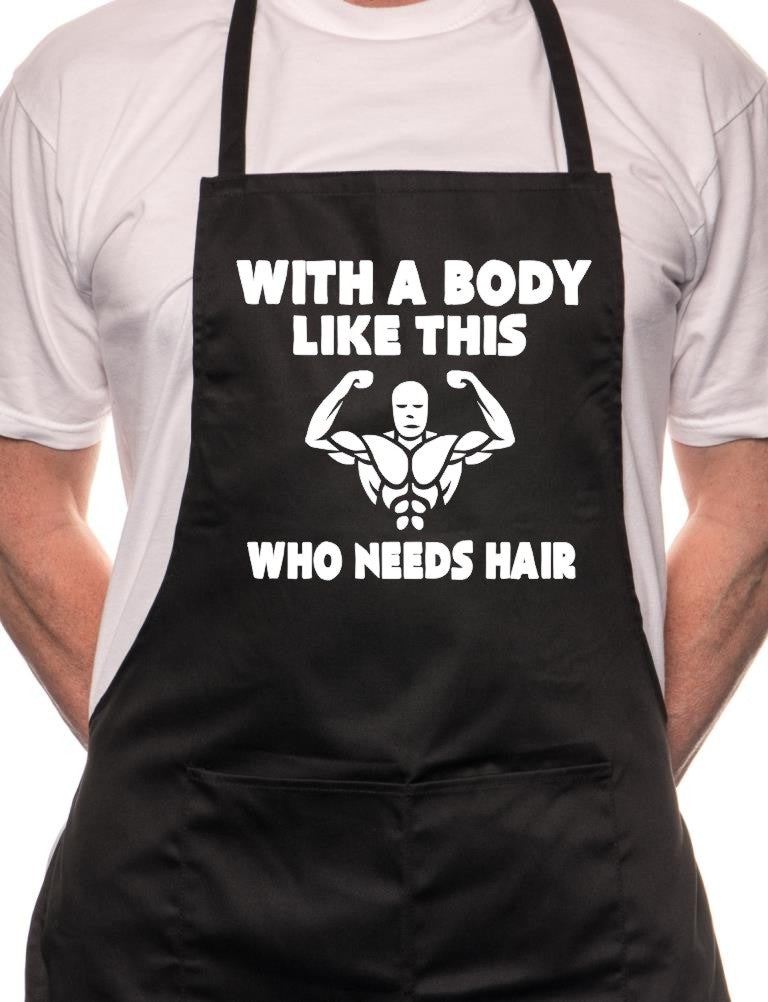 Adult With A Body Like This BBQ Cooking Funny Novelty Apron