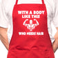 Adult With A Body Like This BBQ Cooking Funny Novelty Apron