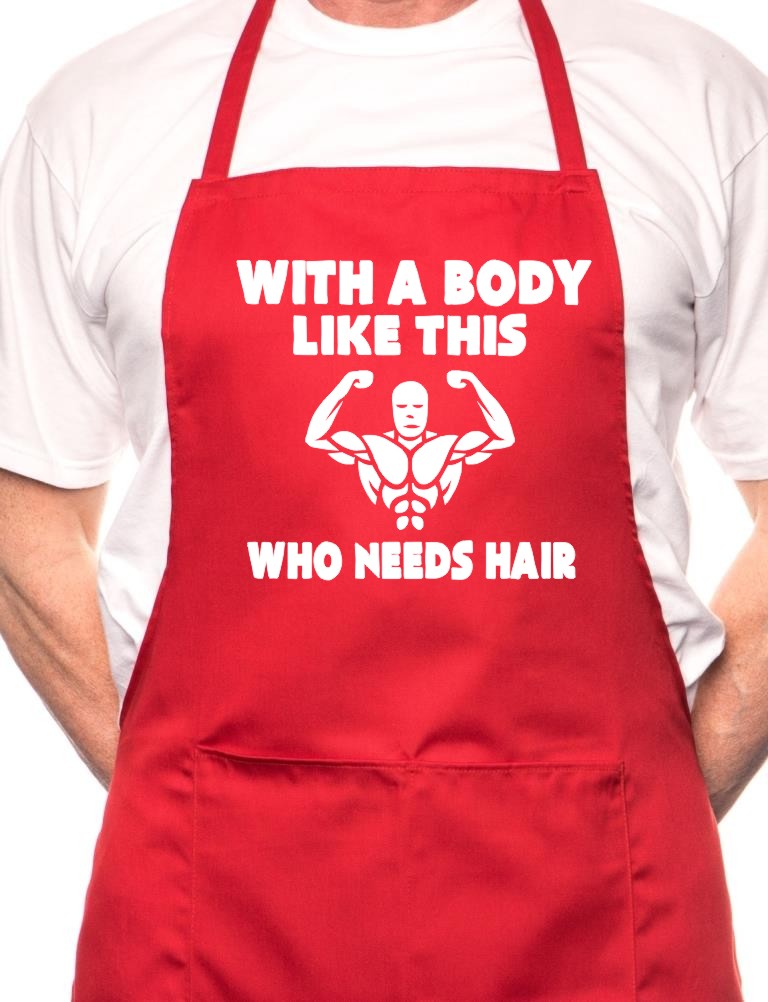 Adult With A Body Like This BBQ Cooking Funny Novelty Apron