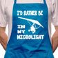 Adult I'd Rather Be On My Microlight BBQ Cooking Funny Novelty Apron