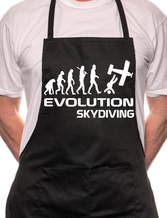 Evolution Of Sky Diving BBQ Cooking Apron