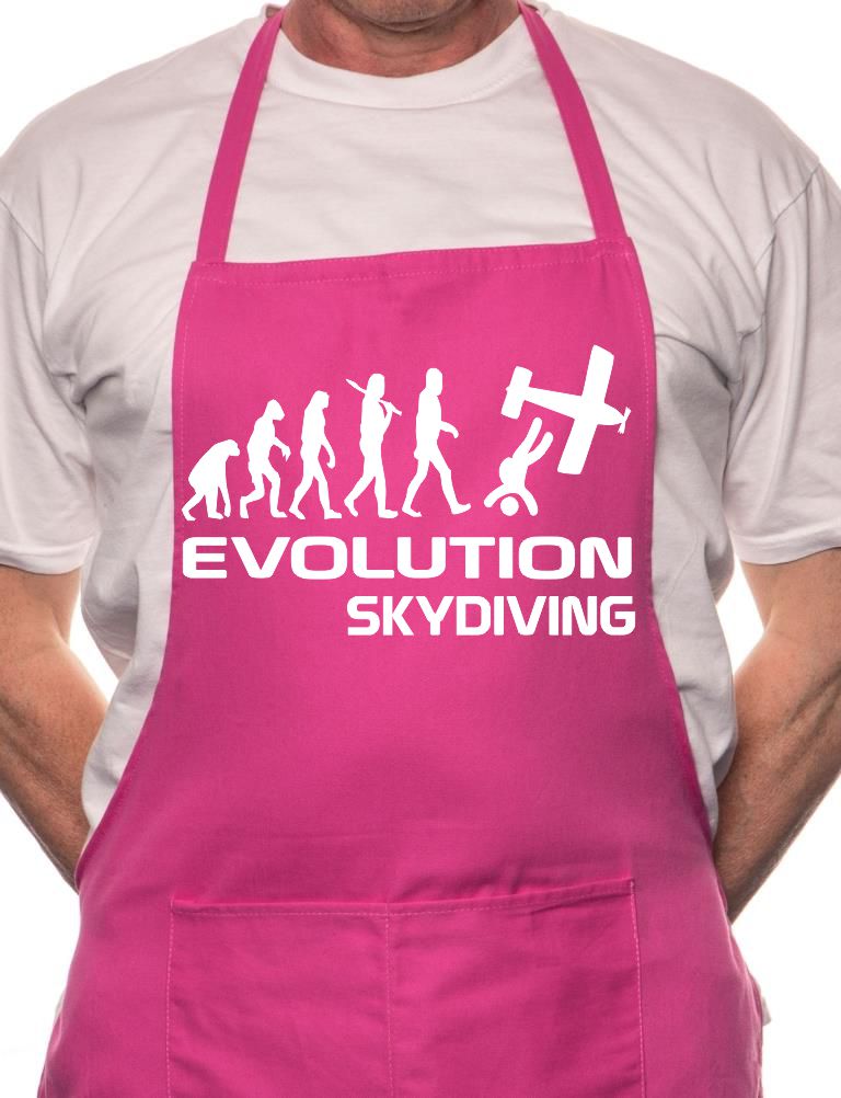 Evolution Of Sky Diving BBQ Cooking Apron