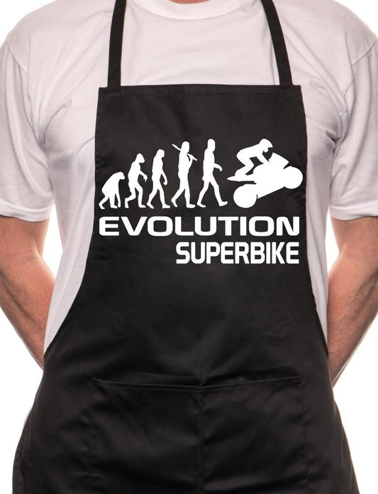 Evolution Of A Superbike BBQ Cooking Apron