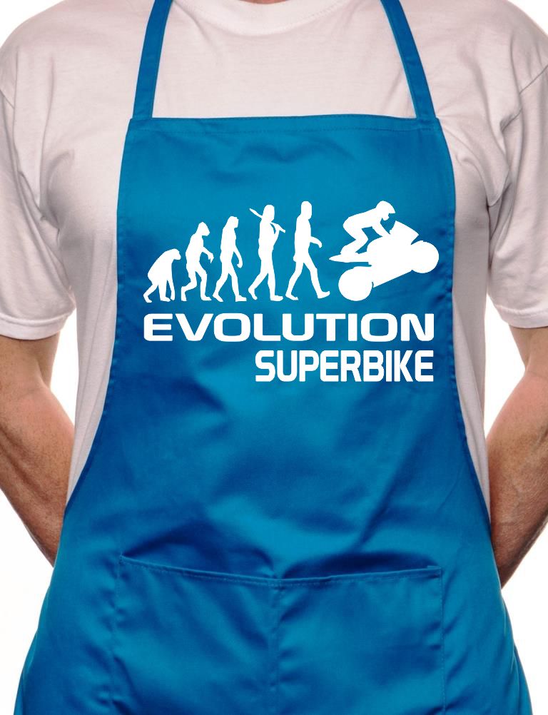 Evolution Of A Superbike BBQ Cooking Apron