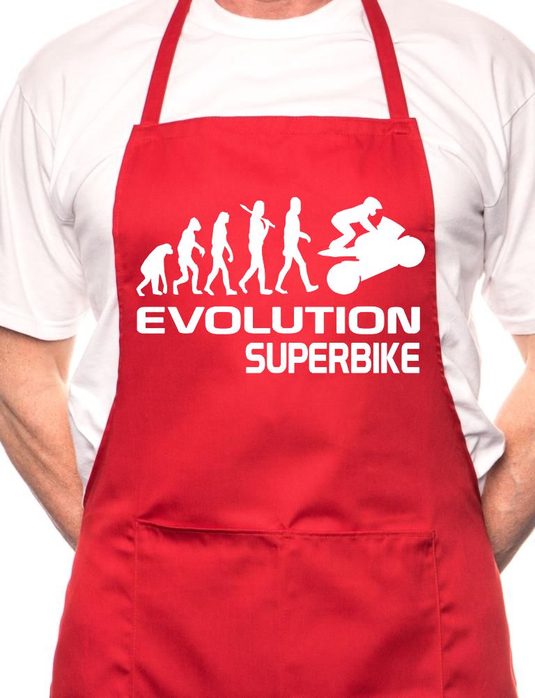 Evolution Of A Superbike BBQ Cooking Apron