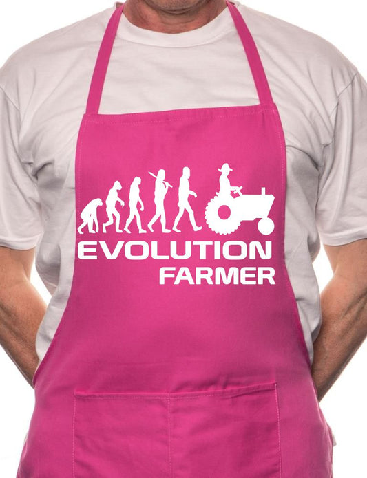 Evolution Of A Farmer Gift BBQ Cooking Apron