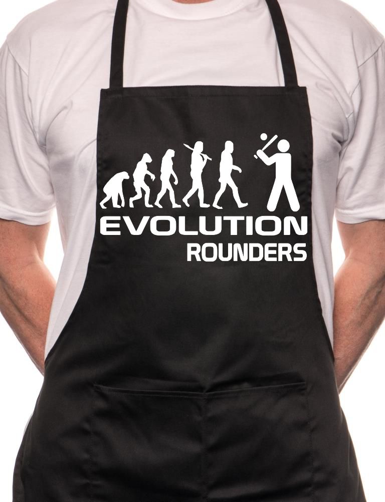 Adult Evolution Of Rounders BBQ Cooking Funny Novelty Apron