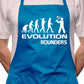 Adult Evolution Of Rounders BBQ Cooking Funny Novelty Apron