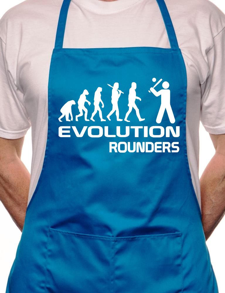 Adult Evolution Of Rounders BBQ Cooking Funny Novelty Apron