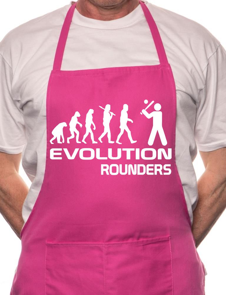 Adult Evolution Of Rounders BBQ Cooking Funny Novelty Apron