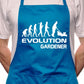 Adult Evolution Of A Gardener BBQ Cooking Funny Novelty Apron