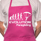 Adult Evolution Of Paragliding BBQ Cooking Funny Novelty Apron
