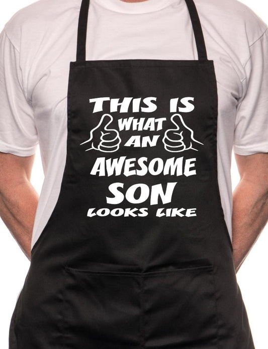 This Is What Awesome Son BBQ Cooking Apron