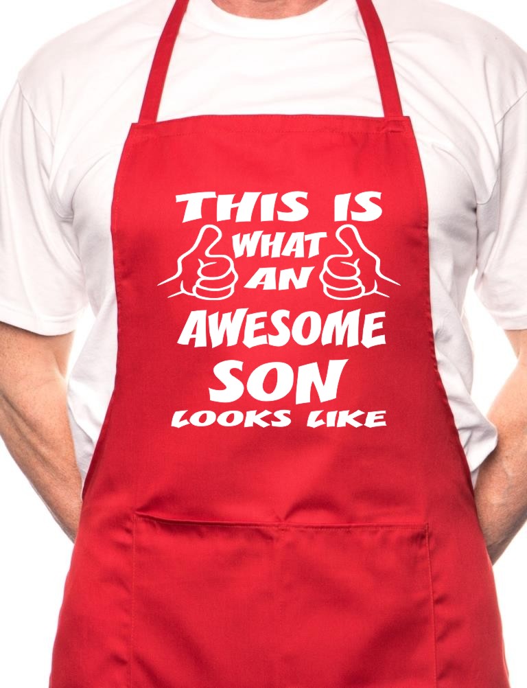 This Is What Awesome Son BBQ Cooking Apron